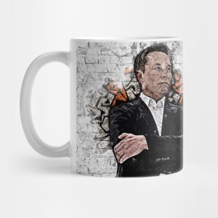 Elon Musk Graffiti Mug